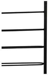 Czarny wiszący metalowy regał na wino 42x120x6 cm Macaben – Light &amp; Living