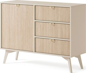 Komoda FORESTA 106 cm do Salonu Sypialni Odcienie beżu