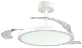 Biała lampa sufitowa LED Kasfjord – Trio