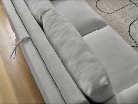 Szara sofa do spania/rozkładana 220 cm Cocoone – Bobochic Paris