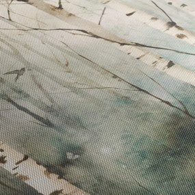 Obraz - Rysowanie wzoru lasu (125x70 cm)