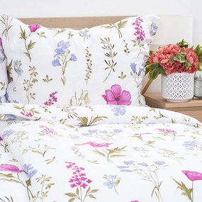 4Home Pościel muślinowa Wildflower Harmony, 140 x 220 cm, 70 x 90 cm