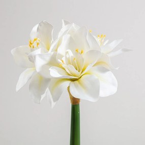 Kwiat sztuczny Amarylis 62 cm cream