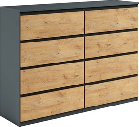 Komoda NUDO 120 cm do Salonu Sypialni Antracyt