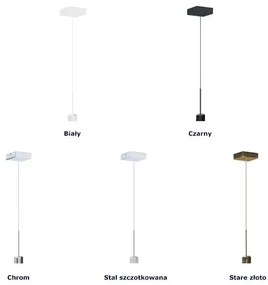 Lampa wisząca glamour z chromowanym stelażem - EX307-Marsylex jasny beż połysk