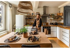 Rattanowa mata stołowa ø 36 cm – Tiseco Home Studio