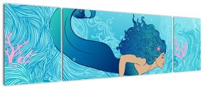 Obraz - Syrenka (170x50 cm)