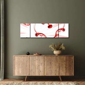 Obraz serce z dymu (170x50 cm)