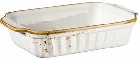 Mäser Naczynie żaroodporne Pintar White brązowekropki 23 x 14,5 cm, S