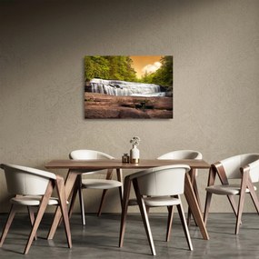 Obraz na szkle wodospadu (70x50 cm)