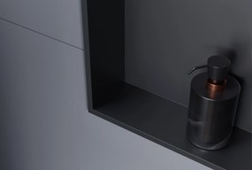 Półka wnękowa ze stali nierdzewnej NT203010XZ reflektorem LED - 20 x 30 x 10 cm