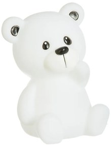 LED dziecięca lampka nocna TEDDY 10x13,5 cm - różne kolory Kolor: Biały