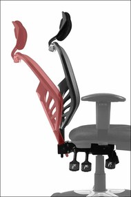 Fotel biurowy HG-0001H szary STEMA