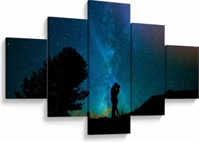 Obraz - Spotkanie pod gwiazdami (125x70 cm)