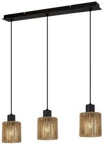 LAMPA SUFITOWA WISZĄCA APP1821-3CP NATURE BLACK