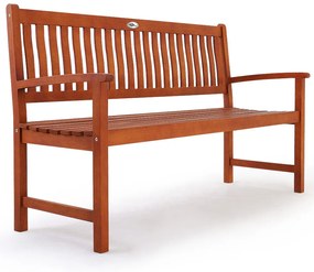 Casaria Ławka ogrodowa MAXIMA, 152x55x90cm, naturalny brąz