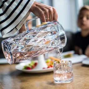 Koziol Dzbanek z 4 szklankami CRYSTAL, 1,6  l