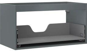 Mexen Box-A korpus szafki podumywalkowej 90 cm, 1 szuflada, grafit mat - 91AX0-0900-470-1-66