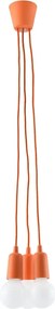 Pomarańczowa loftowa lampa wisząca - EX542 B4-D26