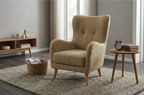 Elegancki fotel Roland z profilowanym siedziskiem i oparciem