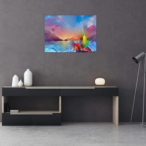 Obraz - Zachód słońca (70x50 cm)