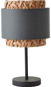 Brilliant - Lampa stołowa WATERLILLY 1xE27/60W/230V szara