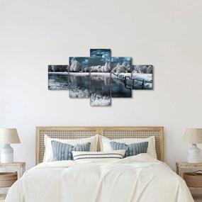Obraz - Zamarznięty krajobraz (125x70 cm)