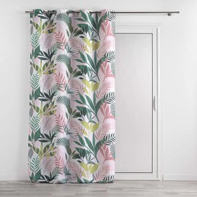Zielono-różowa zasłona 140x260 cm Assana – douceur d'intérieur