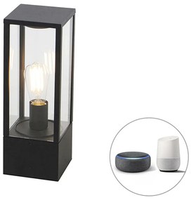 Zewnetrzna Inteligentna stojąca lampa zewnętrzna czarna 40 cm IP44 z Wifi ST64 - CharloisDesignerski Oswietlenie zewnetrzne