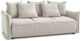 Kremowa rozkładana sofa 226 cm Leon – Bobochic Paris