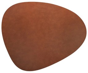 Koniakowa skóra na podłogę 92x108 cm Curve XXXL Bull – LIND DNA