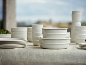 Kremowa porcelanowa miska na zupę 600 ml Eau – Zone