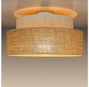 Plafon BOHO 1xE27/60W/230V kremowy/beżowy