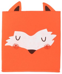 Pojemnik na zabawki składany FOREST FRIENDS, z uszkami, filcowy