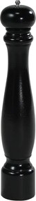 Kesper 13665 Młynek do pieprzu, kauczukowiec, czarny, wys. 40 cm