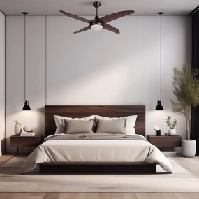 Lampa sufitowa LED w ciemnym naturalnym kolorze ø 13 cm Regal – SULION