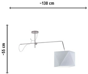 Lampa wisząca z ruchomym stelażem EX238-Buffales - 18 kolorów do wyboru