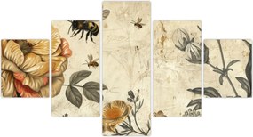 Obraz - Bee Meadow (125x70 cm)