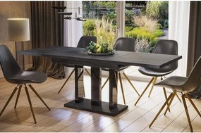 Stół rozkładany APPIA 130(210)x80 beton ciemny