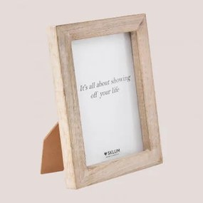 Ramka Na Zdjęcia Z Drewna Mango Nerva Vintage White Wood & 15,5 Cm X 20,5 Cm - Sklum