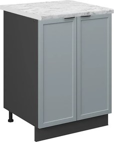 Szafki kuchenne jasnoniebiesko-szary 60x60x82 fame-line