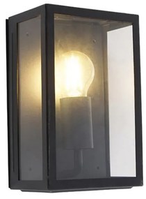 Zewnetrzna Inteligentna lampa ścienna zewnętrzna czarna 25,5 cm z WiFi A60 IP44 - Rotterdam Rustykalny / Vintage Oswietlenie zewnetrzne