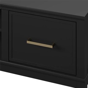 Czarny stolik pod TV CosmoLiving by Cosmopolitan Westerleigh