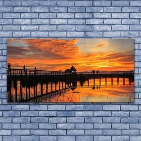 Obraz na płótnie Most wiszący nad Oceanem