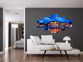 Obraz nocnego miasta Hoi An w Wietnamie (125x70 cm)
