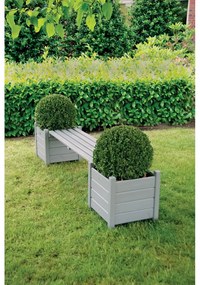Szara drewniana ławka ogrodowa – Esschert Design