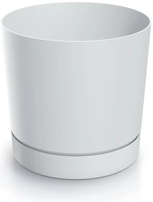 Donica ogrodowa Tubo P 17,8 cm biała PROSPERPLAST
