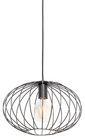 Industrialna lampa wisząca czarna - MargaritaDesignerski Oswietlenie wewnetrzne