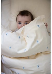 Jasnożółta pościel dziecięca do łóżeczka z bawełny organicznej 70x100 cm Sea Garden – Cam Cam Copenhagen