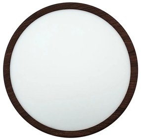 Oprawa sufitowa LED 24W/230V 3000/4000/6500K, śr. 30 cm, brązowa